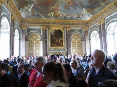 Where Louis XIV welcomed visitors including commoners