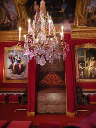 King Louis XIV's ceremonious bedroom